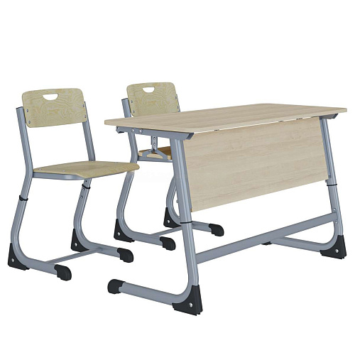 Парта 2М Smart с полкой (ЛДСП) Парта 2М Smart с полкой (ЛДСП)